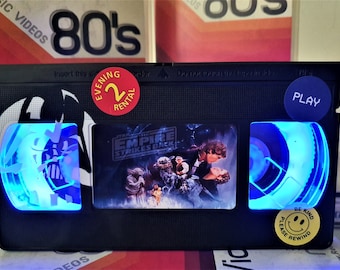 Darth Vader Retro VHS Lamp With Airbrushed Artwork ,Top Quality!Amazing Gift For Any Movie Fan,Man Cave Ideas! Stunning Star Wars