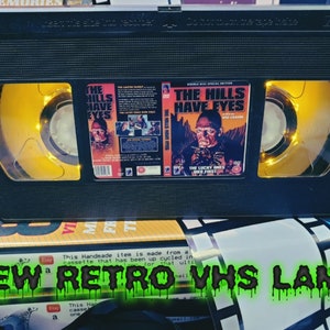Retro VHS Lamp,The Hills Have Eyes Horror, Top Quality!Amazing Gift  For Any Movie Fan,Man Cave Ideas or Pick your own Movie S2