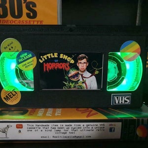 Retro VHS Lamp,Little Shop of Horrors,Top Quality!Amazing Gift For Any Movie Fan