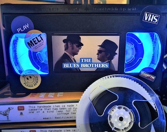 The Blues Brothers Retro VHS Night Light table lamp,Top Quality! Amazing Or pick any movie!