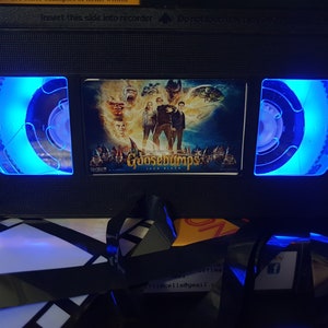 Retro VHS Lamp,Goosebumps,Night Light Stunning Collectible, Top Quality!Amazing Gift Idea For Any Movie Fan,Man Cave Ideas!