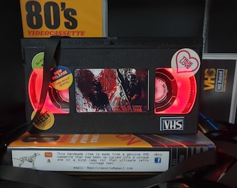 Retro VHS Lamp,My Bloody Valentine,Top Quality!Amazing Gift For Any Movie Fan,Man Cave Ideas! Stunning Light