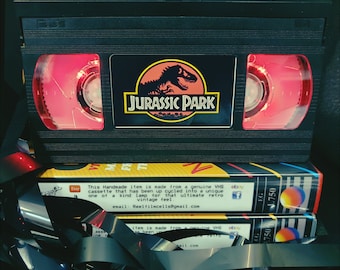 Retro VHS Lamp,Jurassic Park,Top Quality!Amazing Gift For Any Movie Fan,Man Cave Ideas! Stunning Collectible S1