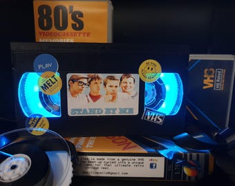 Retro VHS Lamp,Stand By Me,Top Quality Amazing Gift  For Any Movie Fan,Man Cave Ideas or Pick your own Movie
