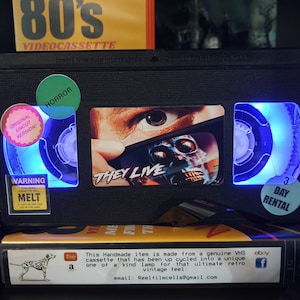 Retro VHS Lamp, They Live  Horror, Top Quality Amazing Gift  For Any Movie Fan,Man Cave Ideas or Pick your own Movie