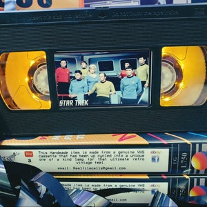Retro VHS Lamp,Star Trek Original Series, Top Quality!Amazing Gift  For Any Movie Fan,Man Cave Ideas or Pick your own Movie S1