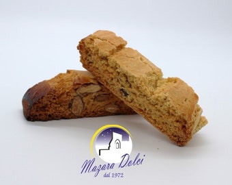 Lent Cantucci with Almonds 100% Sicily Sweet Artisan Biscuits 1 kg