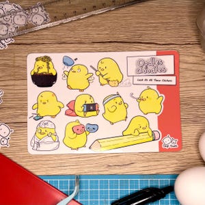 Look At All These Chicken | Oodles of Doodles Sticker Sheet
