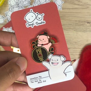 Hamilton Year of the Pig Pin image 2