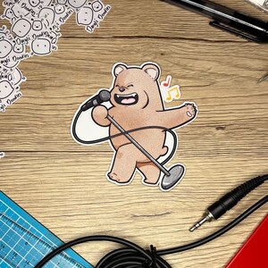 Sticker ours Band o' Bears devant