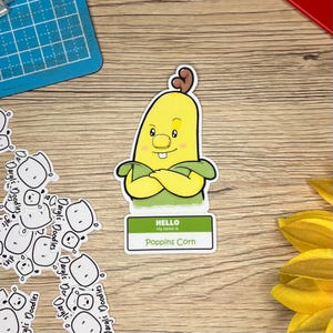 Hello, I’m Poppins Corn Sticker