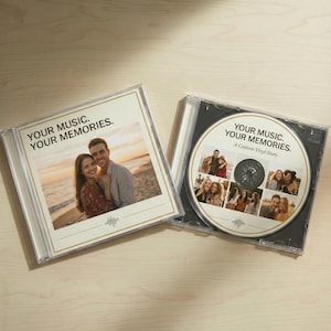 Custom Mixtape CD: Personalized Music, Jewel Case & Photo Cover