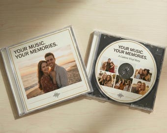 Custom Mixtape CD: Personalized Music, Jewel Case & Photo Cover