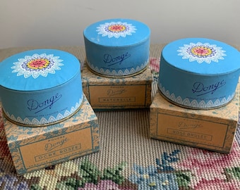 Vintage French Donge Face Powder (unopened) with original shop packaging | 3 available to choose from