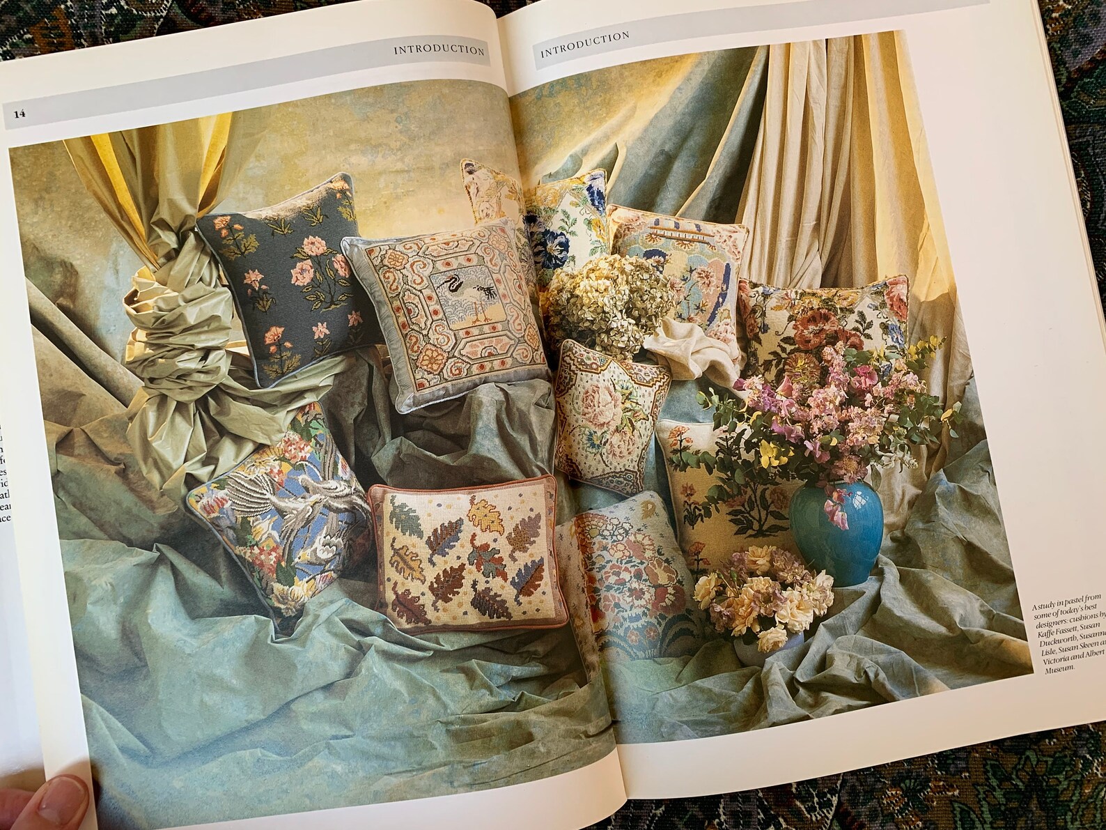 Designer Needlepoint Book Edited by Hugh Ehrman 1987 25 Etsy