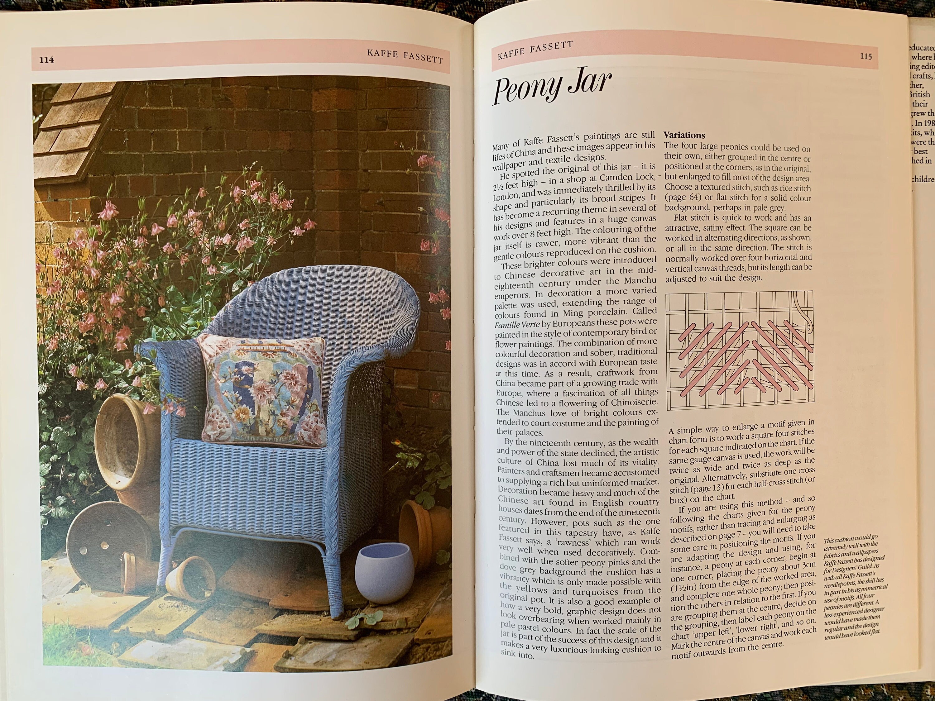 Designer Needlepoint Book Edited by Hugh Ehrman 1987 25 Etsy