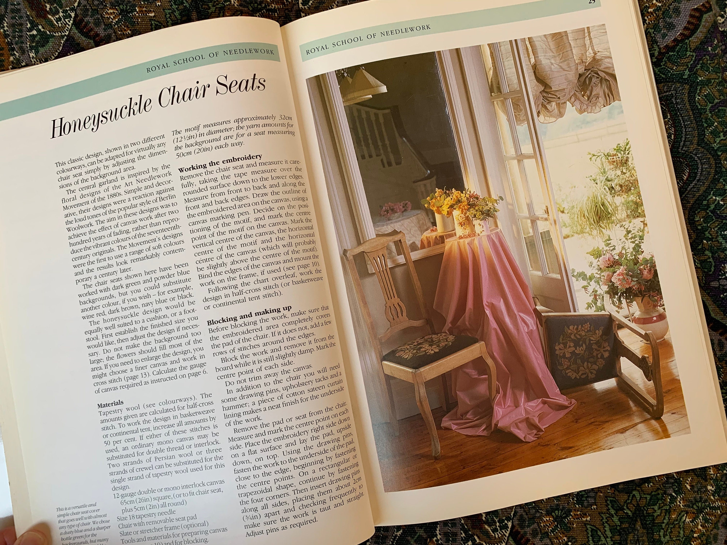 Designer Needlepoint Book Edited by Hugh Ehrman 1987 25 Etsy