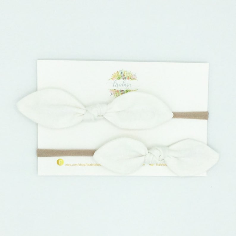 Girl headband Toddler headband Toddler hair clip Classic line bows Newborn headband Baby girl headband Mommy and me bows set
