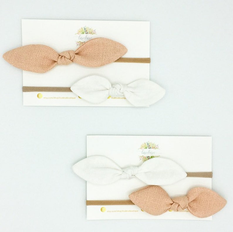 Girl headband Toddler headband Toddler hair clip Classic line bows Newborn headband Baby girl headband Mommy and me bows set