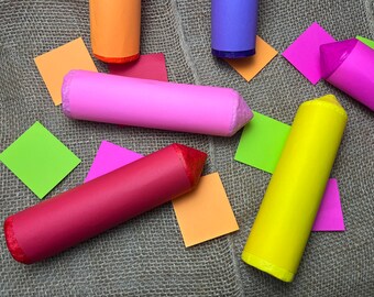 Handmade Paper Pencil Decoration: Back to School Photo Prop (Set of 3)