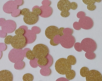 Scrapbook Cardmaking tablescatter 100 X Craft Paper Disney Mickey Mouse Tête