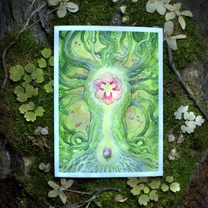 Fantasy Tree - Open Edition Fine Art Print. “Spring; Labor Of The Blossom”