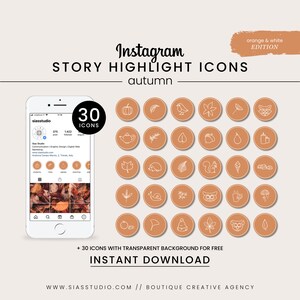 30 Icone di storie in evidenza Instagram, Highlights autunno, IG highlights foglie, Icone highlights autunnali, Cover autunno per Instagram