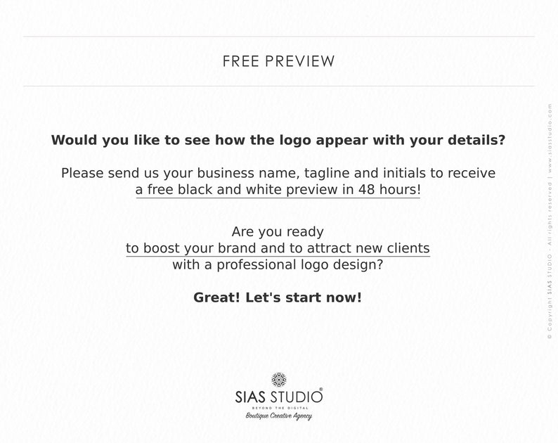 Premade Branding Package Ultra Stylish Logo Design Etsy