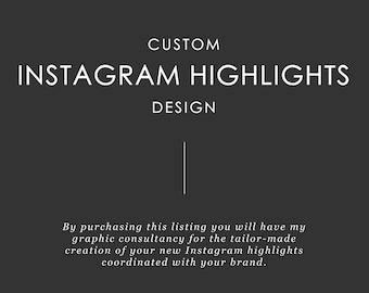 Customized Instagram highlight, Custom Instagram highlight, Instagram highlight, Instagram Story, Instagram cover, IG highlight