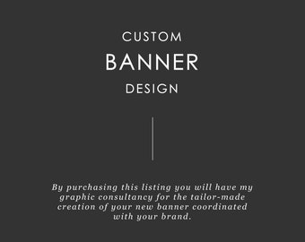 Customized graphic design of your new banner, custom banner, banner graphics