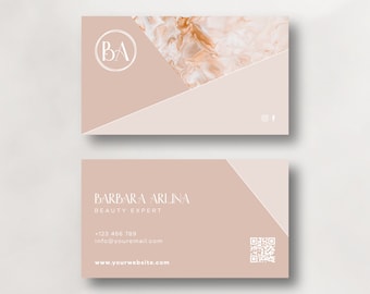 Elegante Visitenkarte, Visitenkartenvorlage, Firmenvisitenkarte, professionelle Visitenkarte