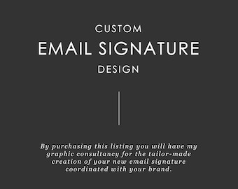 Individuelles Grafikdesign für E-Mail-Signaturen