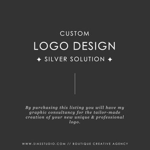 Progettazione logo design su misura, Logo design unico e professionale, Creazione logo Soluzione Silver