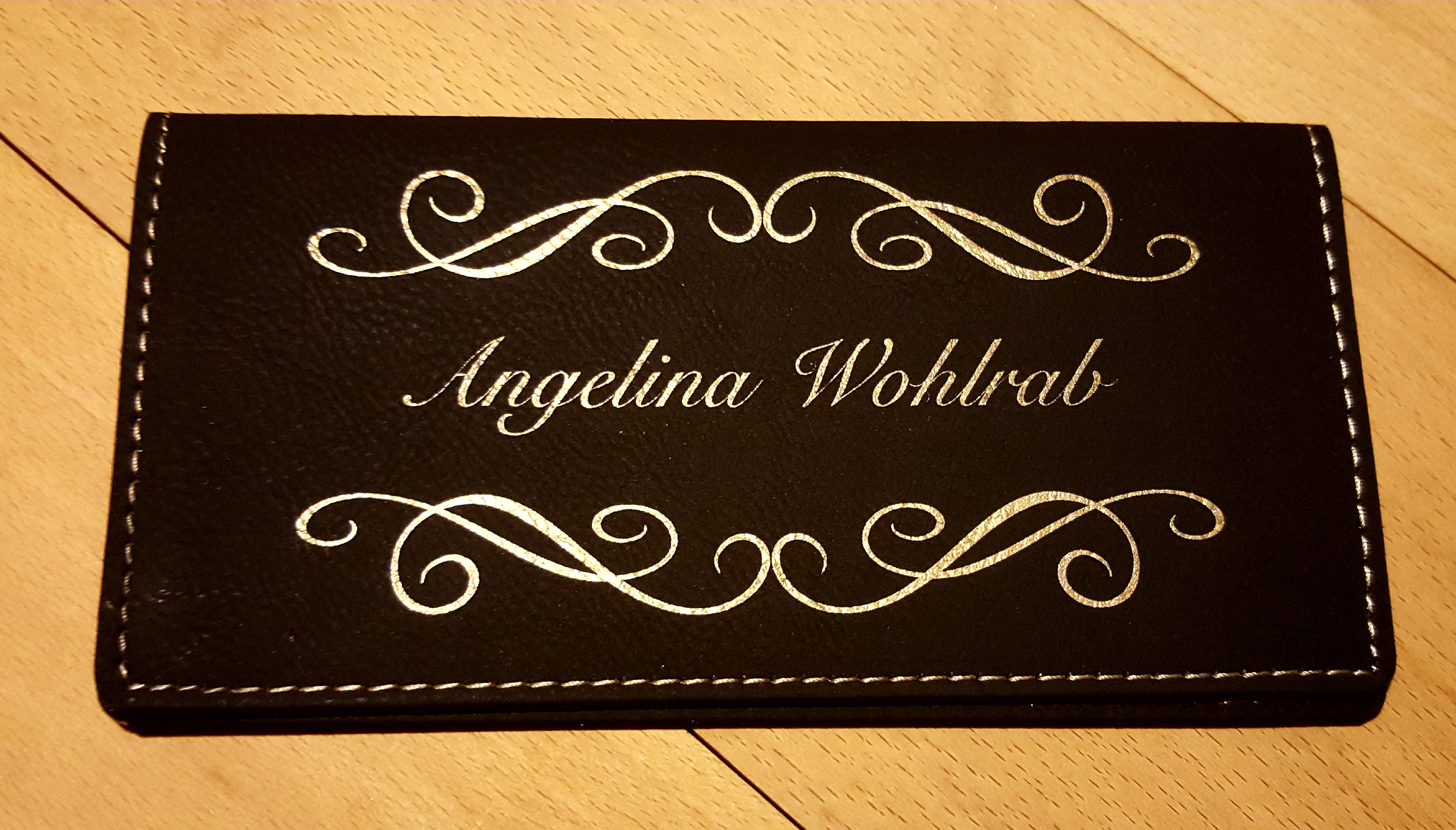 Personalized Leather Checkbook Cover/ Monogrammed Check Book Etsy