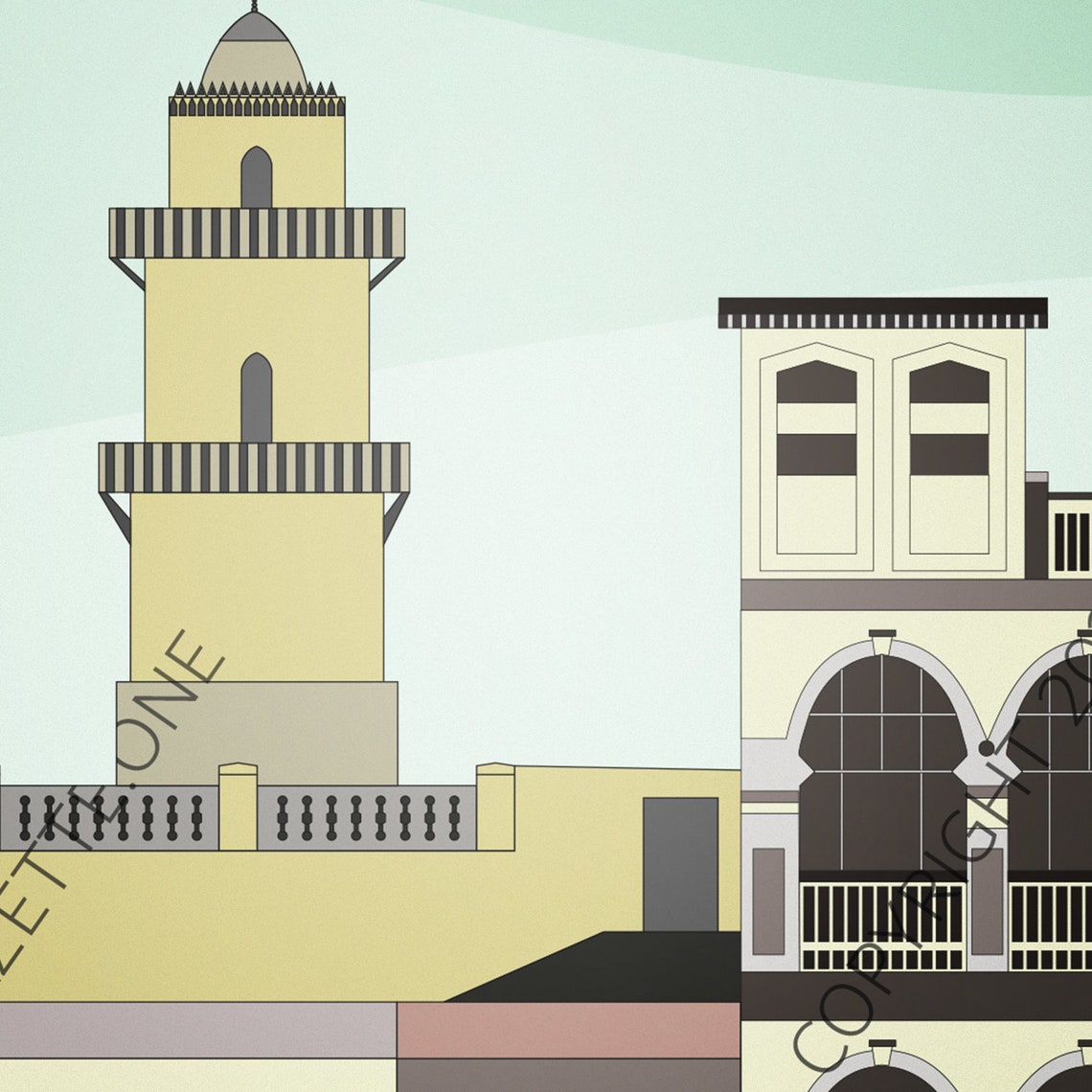 Djibouti City Djibouti Travel Poster City Print Airport - Etsy