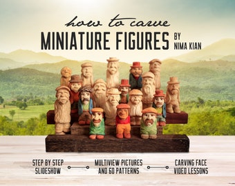 How to carve miniature figures tutorial