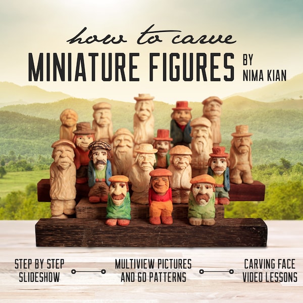 How to carve miniature figures tutorial