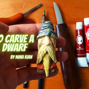 Een COOLE miniatuur DWERG kerven