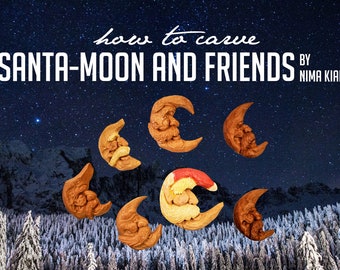 How to carve Santa-Moon And Friends tutorial
