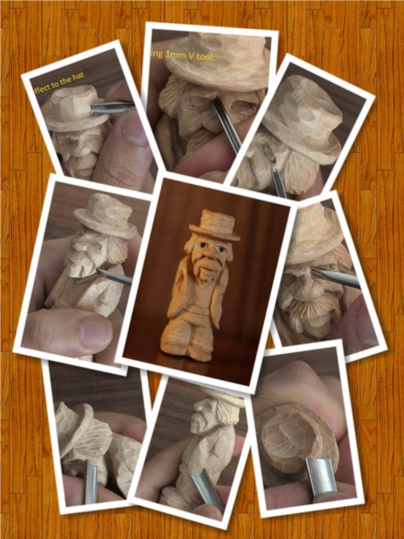 How to carve miniature figures tutorial Etsy