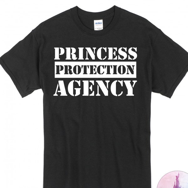 Princess Protection Agency Adult Kid Shirt, Family, Dad, Daughter, Cute, Son, Disney Style, Disneyland, Disneyworld, Disney World, Matching