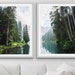 Nature Extra Large Set of 2 Two Prints 24x36 Print Emerald - Etsy