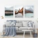3 Piece Wall Art Autumn Print Lake Nature Wall Art 24x36 Print - Etsy