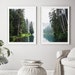 Nature Extra Large Set of 2 Two Prints 24x36 Print Emerald - Etsy