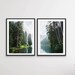 Nature Extra Large Set of 2 Two Prints 24x36 Print Emerald - Etsy