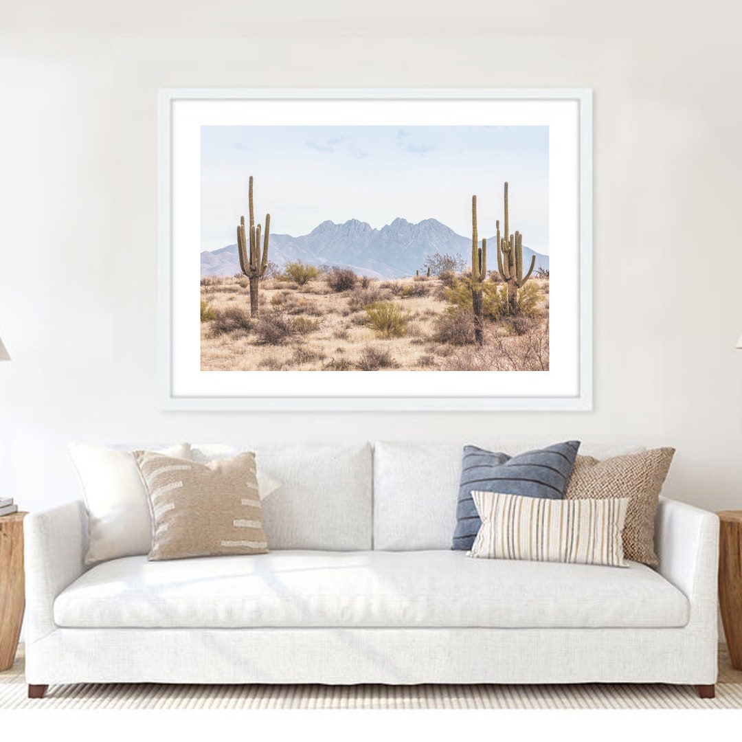 Desert Print Cactus Wall Art Nature Wall Art Landscape Prints - Etsy