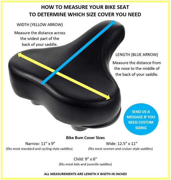 bike saddle size