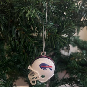 Buffalo Football Christmas Ornament, National Football Buffalo Professional Football League Ornament Team Helmet
