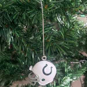Indianapolis Football Christmas Ornament, National Football Indianapolis Professional Football League Ornament Team Helmet