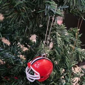 Cleveland Football Christmas Ornament, National Football Cleveland Professional Football League Ornament Team Helmet